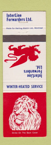Matchbook Cover - Interline Forwarders Railroad Delivery?