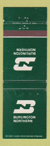 Matchbook Cover - Burlington Northern Railroad