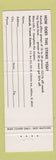 Matchbook Cover - Amtrak Railroad Nice to Have You With Us