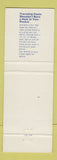 Matchbook Cover - Amtrak Railroad We've Been Working on the Railroad