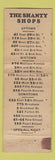 Matchbook Cover - The Shanty Restaurant New York City FEDERAL LONG WEAR
