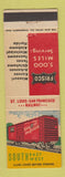 Matchbook Cover - Frisco Railroad