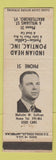 Matchbook Cover - Indian Head Pontiac Brattleboro VT DD Bean