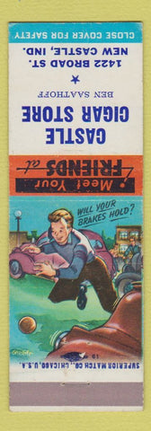 Matchbook Cover - Castle Cigar Store New Castle IN