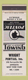 Matchbook Cover - Wright Pontiac