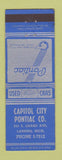 Matchbook Cover - Capitol City Pontiac Lansing MI