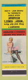 Matchbook Cover - Woody Yeingst's Restaurant Elverson PA pinup