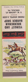 Matchbook Cover - Yeingst and Brenneman Barber Shop Carlisle PA
