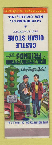 Matchbook Cover - Castle Cigar Store New Castle IN