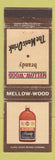 Matchbook Cover - Mellow Wood Brandy South Africa