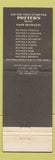 Matchbook Cover - Potter's Scotch Whiskey Portland OR