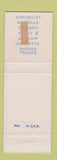 Matchbook Cover - 1967 Chevrolet Luckenbaugh Spring Grove PA