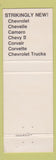 Matchbook Cover - 1968 Chevrolet Marhefka Windber PA