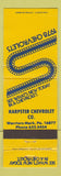 Matchbook Cover - 1978 Chevrolet Harpster Warriors Mark PA