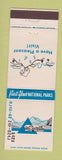 Matchbook Cover - Glacier National Park