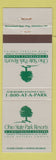 Matchbook Cover - Ohio State Park Resorts