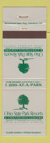 Matchbook Cover - Ohio State Park Resorts