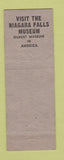 Matchbook Cover - Niagara Falls NY Souvenir Museum