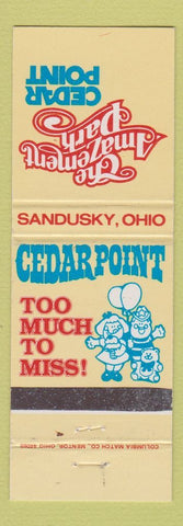 Matchbook Cover - Cedar Point Amusement Park Sandusky OH