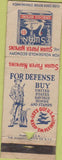 Matchbook Cover - Swan Embossed Napkins WWII WORN