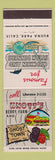 Matchbook Cover - Knott's Berry Farm Buena Park CA Amusement Park Ghost Town