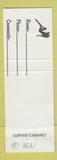 Matchbook Cover - Curves Cabaret Tucson AZ strip club