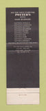 Matchbook Cover - Potter's Scotch Whiskey Portland OR