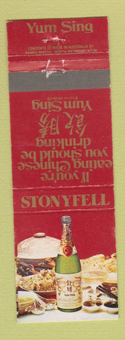 Matchbook Cover - Stonyfell Liquor Australia Chinese