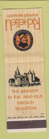 Matchbook Cover - Richelieu Brandy South Africa