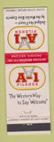 Matchbook Cover - A1 Beer
