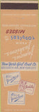 Matchbook Cover - New York Girl Coat Co children's clothes