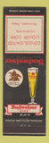 Matchbook Cover - Budweiser Beer Consolidated Liquor Corp Worcester MA WEAR