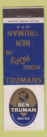 Matchbook Cover - Ben Truman Pale Ale Beer London Buxton UK