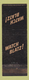 Matchbook Cover - Watch Blatz Beer