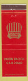 Matchbook Cover - Union Pacific Railroad