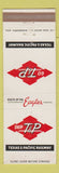 Matchbook Cover - Texas and Pacific Railroad
