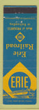 Matchbook Cover - Erie Railroad