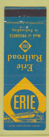 Matchbook Cover - Erie Railroad
