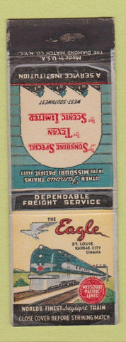Matchbook Cover - Missouri Pacific Railroad WEAR