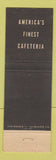 Matchbook Cover - Moars Cafeteria San Francisco CA