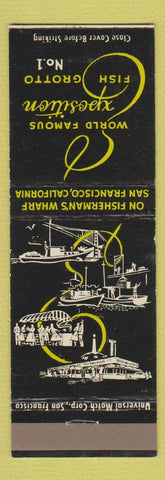 Matchbook Cover - Exposition Fish Grotto San Francisco CA