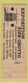 Matchbook Cover - Exposition Fish Grotto San Francisco CA