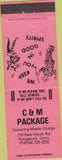 Matchbook Cover - C and M Package Naugatuck CT