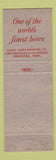 Matchbook Cover - Lucky LAGer Beer San Francisco CA