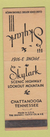 Matchbook Cover - Skylark Chattanooga TN WEAR