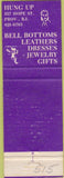 Matchbook Cover - Hung Up Clothes Bell Bottoms Providence RI