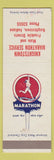 Matchbook Cover - Knightstown Marathon oil gas IN