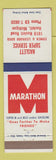 Matchbook Cover - Marathon oil gas Haslett MI