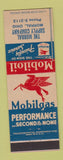 Matchbook Cover - Mobil oil gas Morral Supply OH