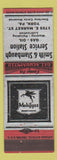 Matchbook Cover - Mobil oil gas Smith Stambaugh York PA
